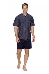 Korte mouw + korte broek gestreepte pyjama van Ceceba