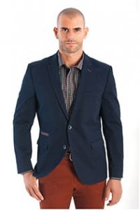 Katoenen elastisch extra lang colbert