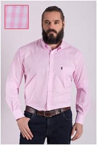 Plusman casual overhemd ruitje