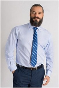 Easy care dress overhemd van Plus Man