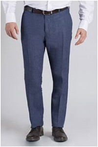 Linnen vrijetijdsbroek van Plusman.