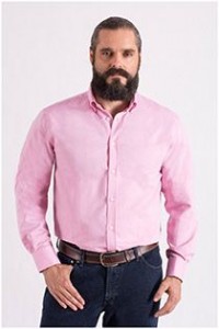 Plusman uni lengtematen overhemd