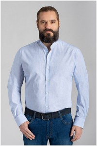 Katoenen lange mouw overhemd van Plusman