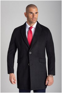 Lange overjas van Plusman.