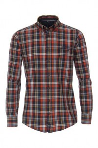 Ruiten lange mouw overhemd van Casamoda