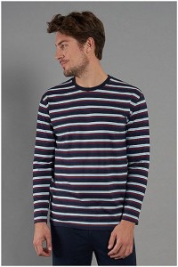 Gestreepte lange pyjama van Ceceba.