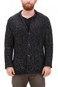 s.Oliver gebreid vest met knoopsluiting