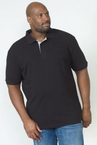 D555 uni korte mouw piqué polo GRANT.