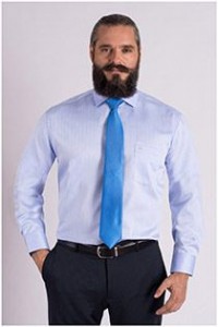 Casa Moda strijkvrij gestreept dress overhemd