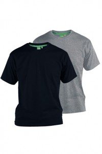 2-Pack basis t-shirts van D555.