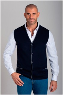 Wollen gilet van Plusman