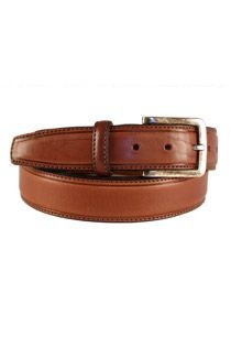 Lederen riem van Plus Man