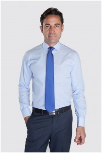 Extra lang dresshemd van Plusman