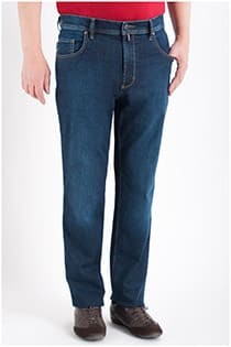 5-pocket jeansbroek met stretch van Pionier.