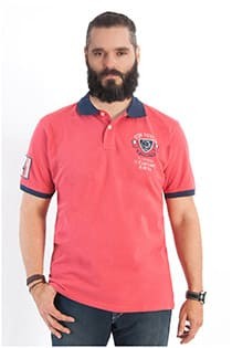 Uni korte mouw polo Kitaro