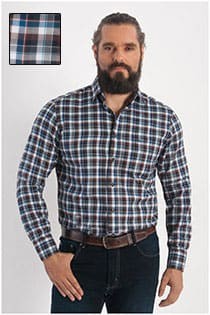 Casamoda ruiten casual overhemd