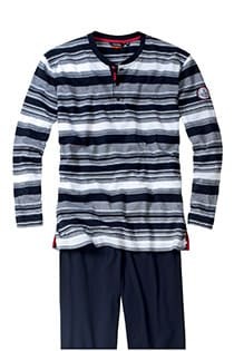 Lange mouw gestreepte pyjama van Ceceba