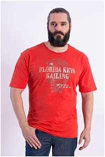 Kitaro korte mouw t-shirt met print