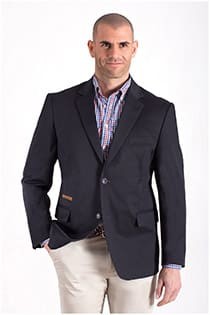 Katoenen casual stretch-colbert Plusman