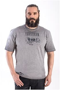 Korte mouw t-shirt met print van Hajo