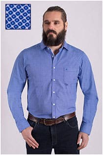 Casamoda overhemd lange mouw print
