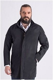 Luxe, lange regenjas van Plus Man