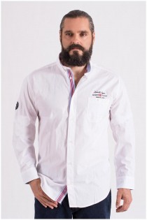Redfield uni katoenen overhemd met lange mouw