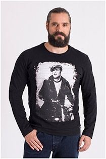 Redfield T-shirt lange mouw Marlon Brando