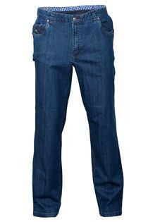 5-pocket stretch-jeansbroek van Luigi Morini.