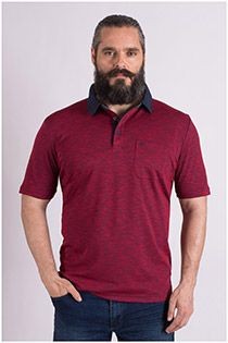 Korte mouw polo van Casamoda