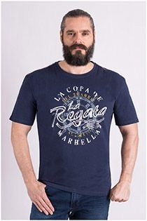 Korte mouw katoenen t-shirt van Redfield