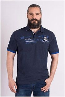 Korte mouw polo bedrukt van Kitaro