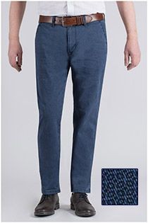 Elastische bedrukte chino van Pionier