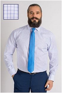 Extra lang dress overhemd van Plus Man