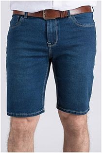 5-pocket stretch bermuda van Plusman