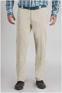 Elastische chino met riem van Meyer