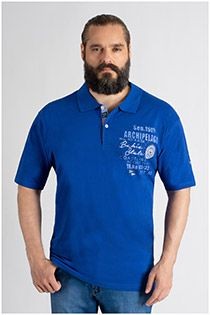 Piqué polo korte mouw van Meantime