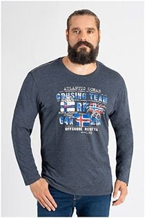 Lange mouw T-shirt van Redfield.