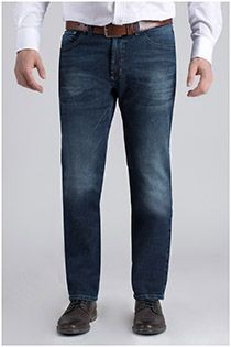 Extra lange 5-pocket jeans van Pionier