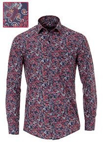 Casamoda lange mouw overhemd met paisley-print.