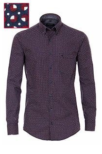 Casamoda lange mouw overhemd all-over print