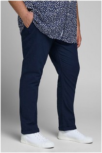 Elastische linnen vrijetijdsbroek van Jack & Jones.