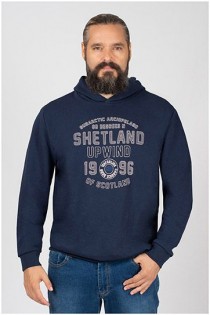 Kitaro hoodie met borstprint