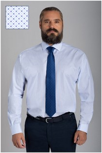 Bedrukt dressoverhemd van Plusman