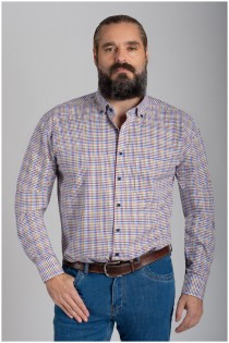 Allover bedrukt overhemd van Haupt