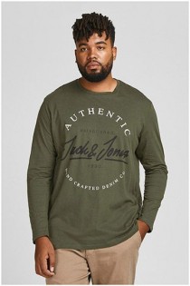 Lange mouw t-shirt van Jack & Jones.