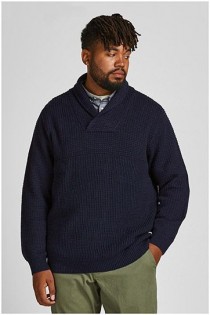 Jack & Jones trui met shawlneck