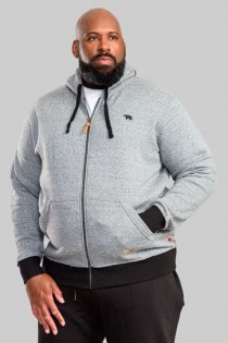 D555 ritsvest met capuchon