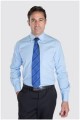 Plusman uni dress overhemd lange mouw