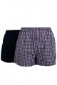 Ceceba 2-pack boxershorts ruitje en uni.